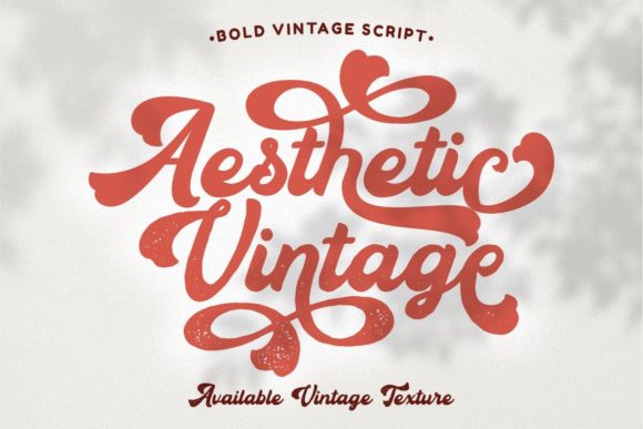 Aesthetic Vintage: A Bold Script Font for Editorial Design