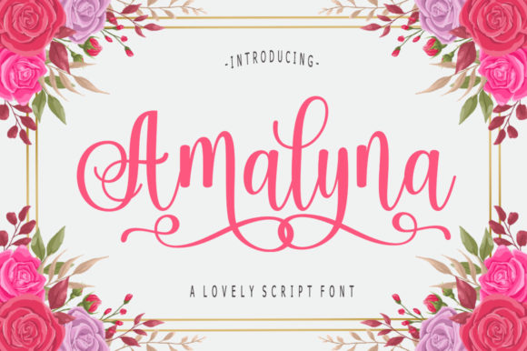 Amalyna: A Versatile Script Font for Creative Projects