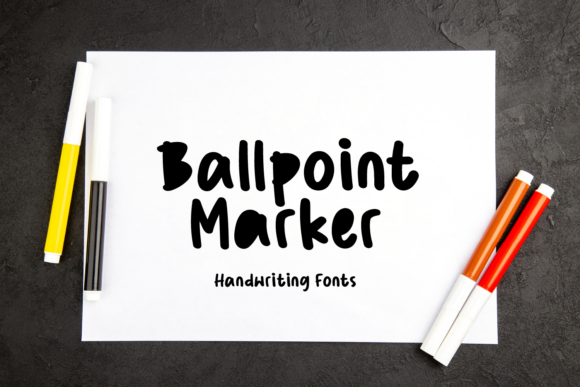Ballpoint Marker: A Handwritten Font for Creative Web Design