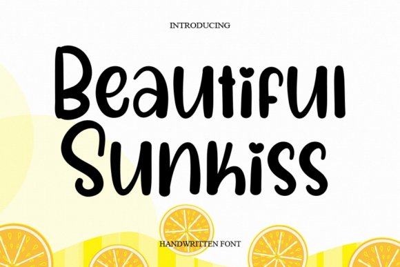 Beautiful Sunkiss: A Handwritten Font for Crafters and Creators