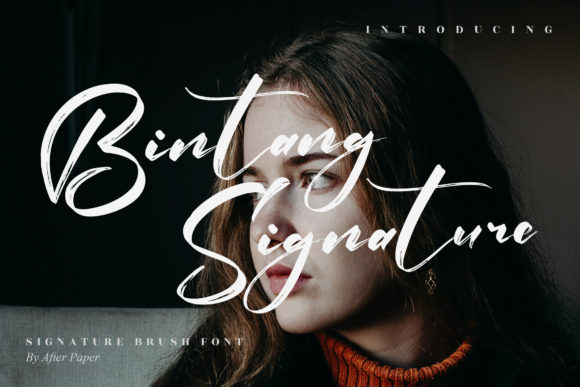Bintang Signature: A Luxurious Handwritten Font for Web Design