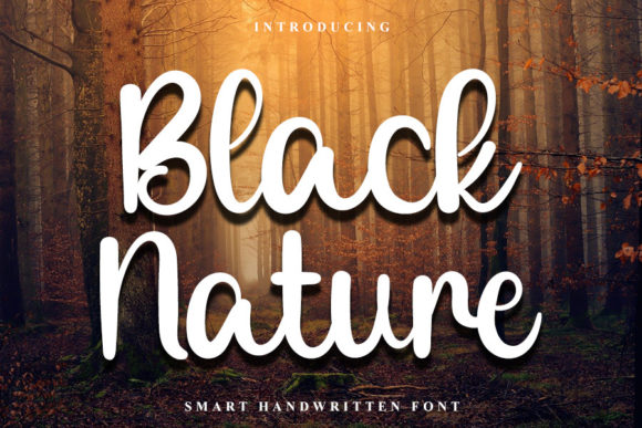 Black Nature: A Versatile Font for Creative Makers
