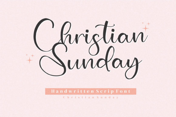Christian Sunday: A Delicate Script Font for Elegant Web Design