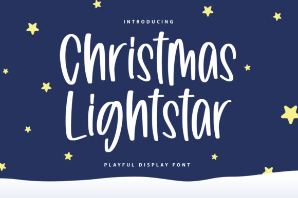 Christmas Lightstar: A Versatile Script Font for Creative Projects