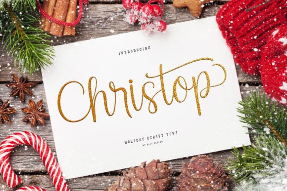Christop: A Refined Script Font for Editorial Elegance