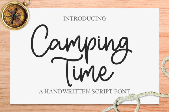 Discover the Charm of Camping Time Font for Editorial Design