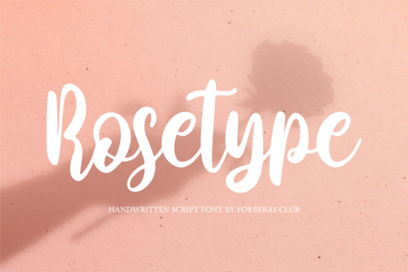 Discover the Charm of Rosetype: A Handwritten Font for Crafters