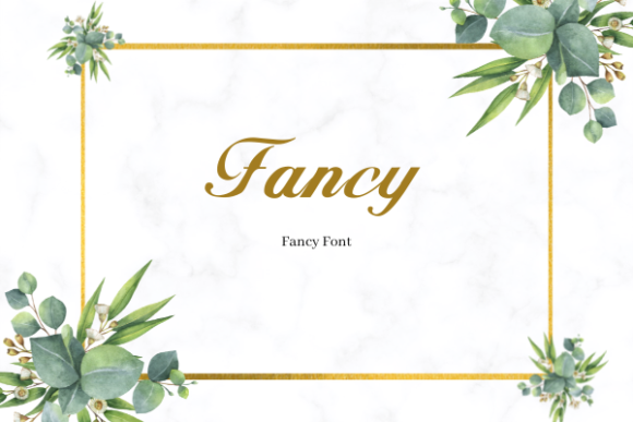 Elevate Your Craft with the Elegant Fancy Font
