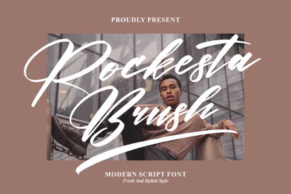 Elevate Your Editorial Design with Rockesta Brush Font