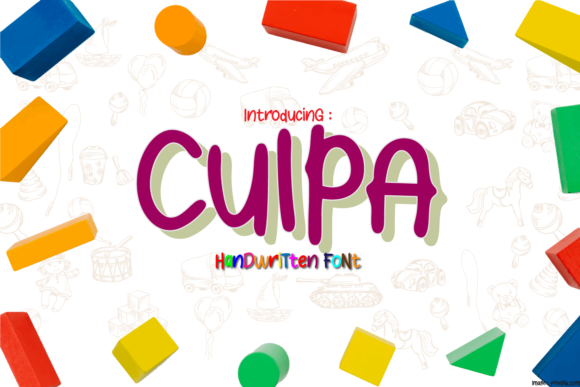 Enhance Your Brand with Culpa: A Friendly Handwritten Font