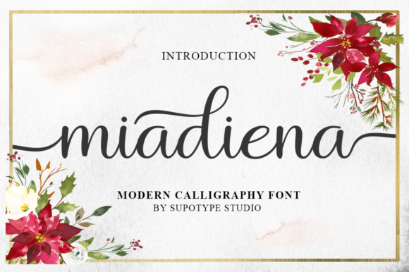 Enhance Your Brand with Miadiena: A Versatile Script Font
