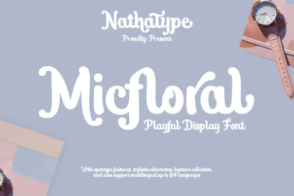 Enhance Your Brand with Micfloral: A Versatile Handwritten Font