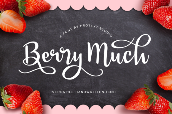 Enhance Your Craft Projects with Berry Much Font