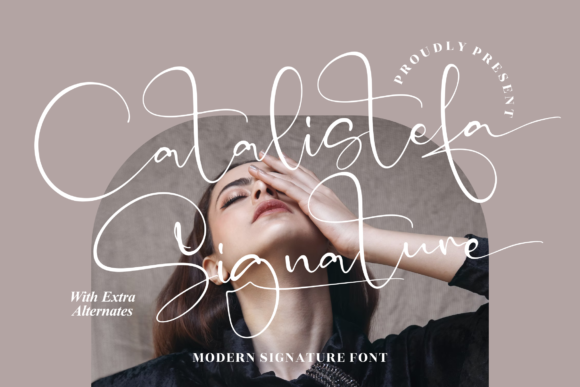 Enhance Your Web Design with Catalistefa Signature Font