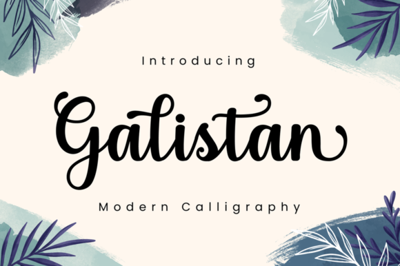 Galistan: The Bold Handwritten Font for Eye-Catching Campaigns