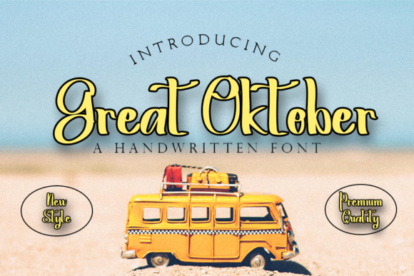 Great Oktober: The Elegant Script Font for Your Next Campaign
