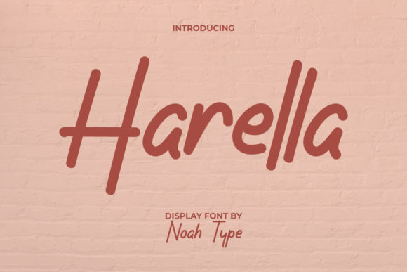Harella: A Charming Script Font for Crafters and Creators