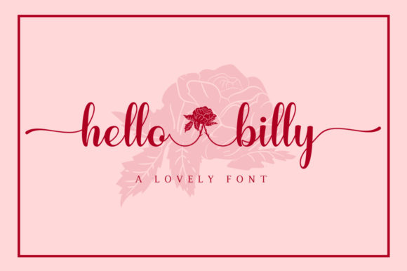Hello Billy: A Charming Handwritten Font for Modern Brands