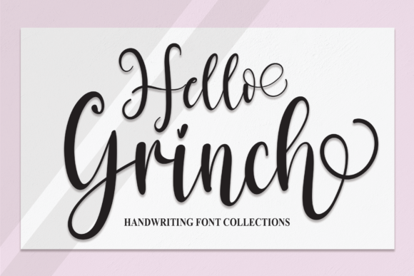 Hello Grinch: A Bold and Beautiful Handwritten Font