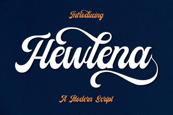 Hewlena: A Bold and Charming Handwritten Font for Crafters