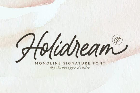 Holidream: A Versatile Script Font for Web Design