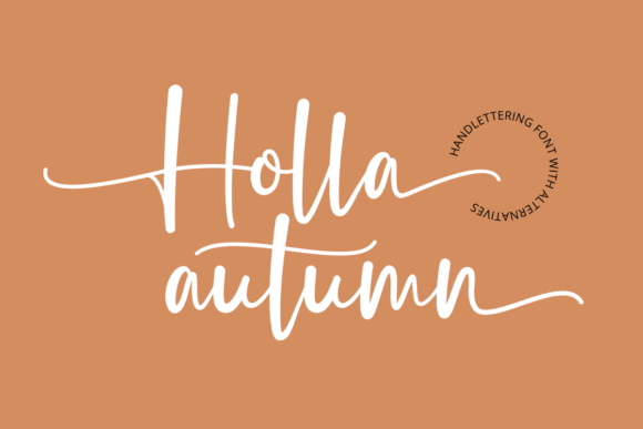 Holla Autumn: A Versatile Script Font for Creative Branding