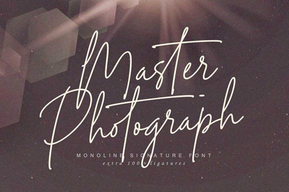 Master Photograph: A Charming Font for Creative Makers