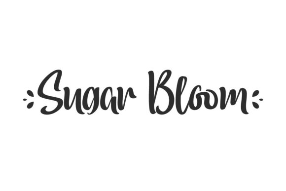 Sugar Bloom: A Charming Handwritten Font for Editorial Design