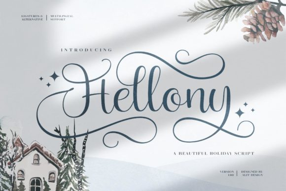 Transform Your Brand with Hellony: A Premium Handwritten Font