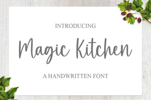 Transform Your Brand with Magic Kitchen Font