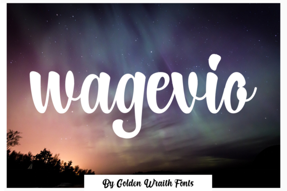 Wagevio: A Handwritten Font for Charming Craft Projects